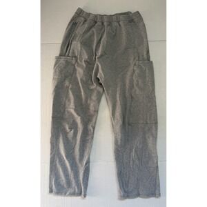 Free People Movement hot shot Sweat Pants Women Size M Grey Cargo Athleisure